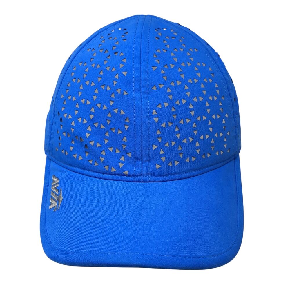 Avia Strapback Hat Blue One Size Adjustable Laser Cut 6 Panel Outdoor